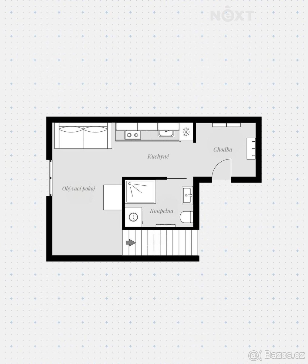 Prodej byt 2+kk, 40㎡ - 10