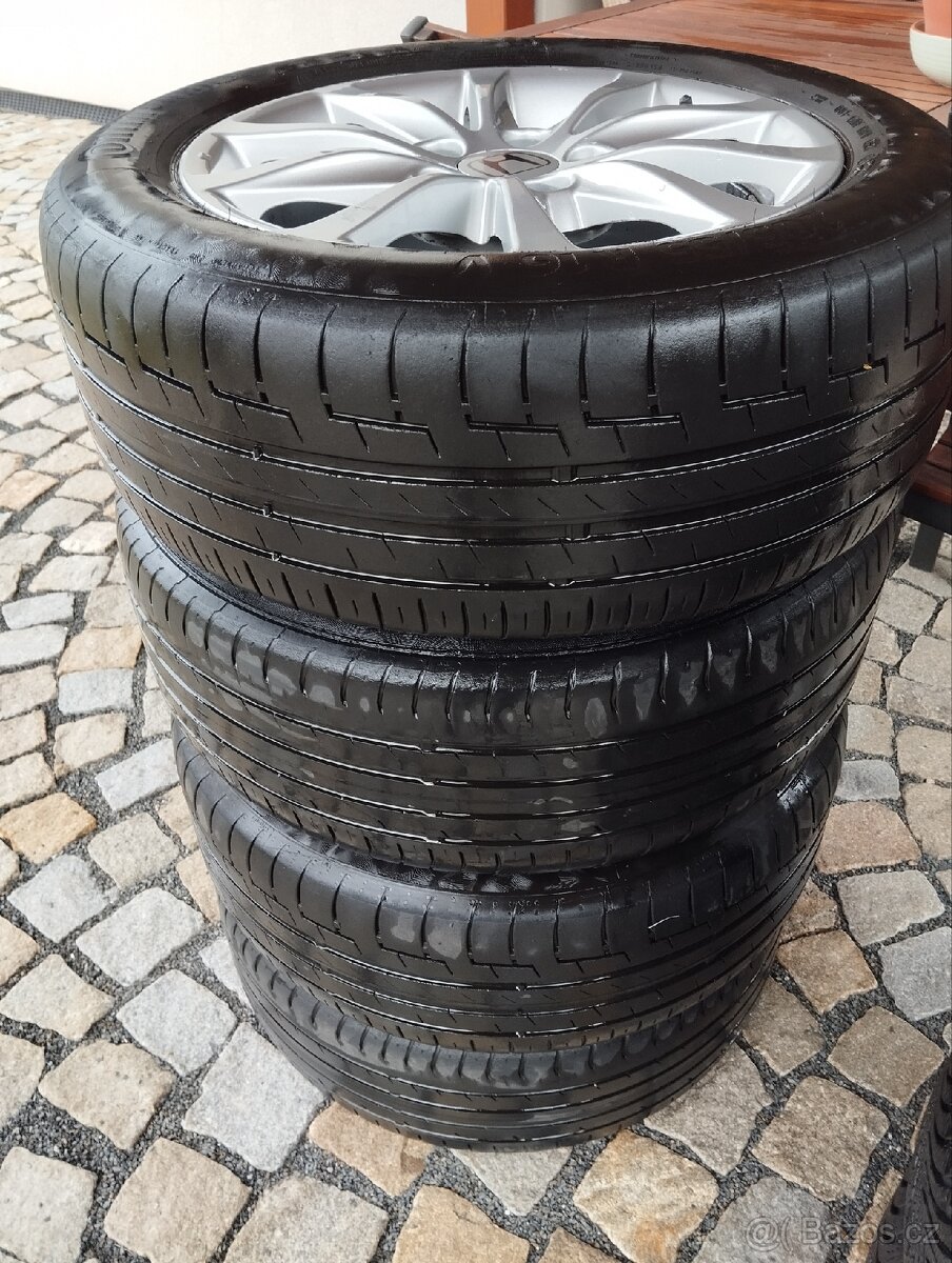 ALU 5x114,3 r16x6,5 ET 45, 205/55/16 Continental - 10