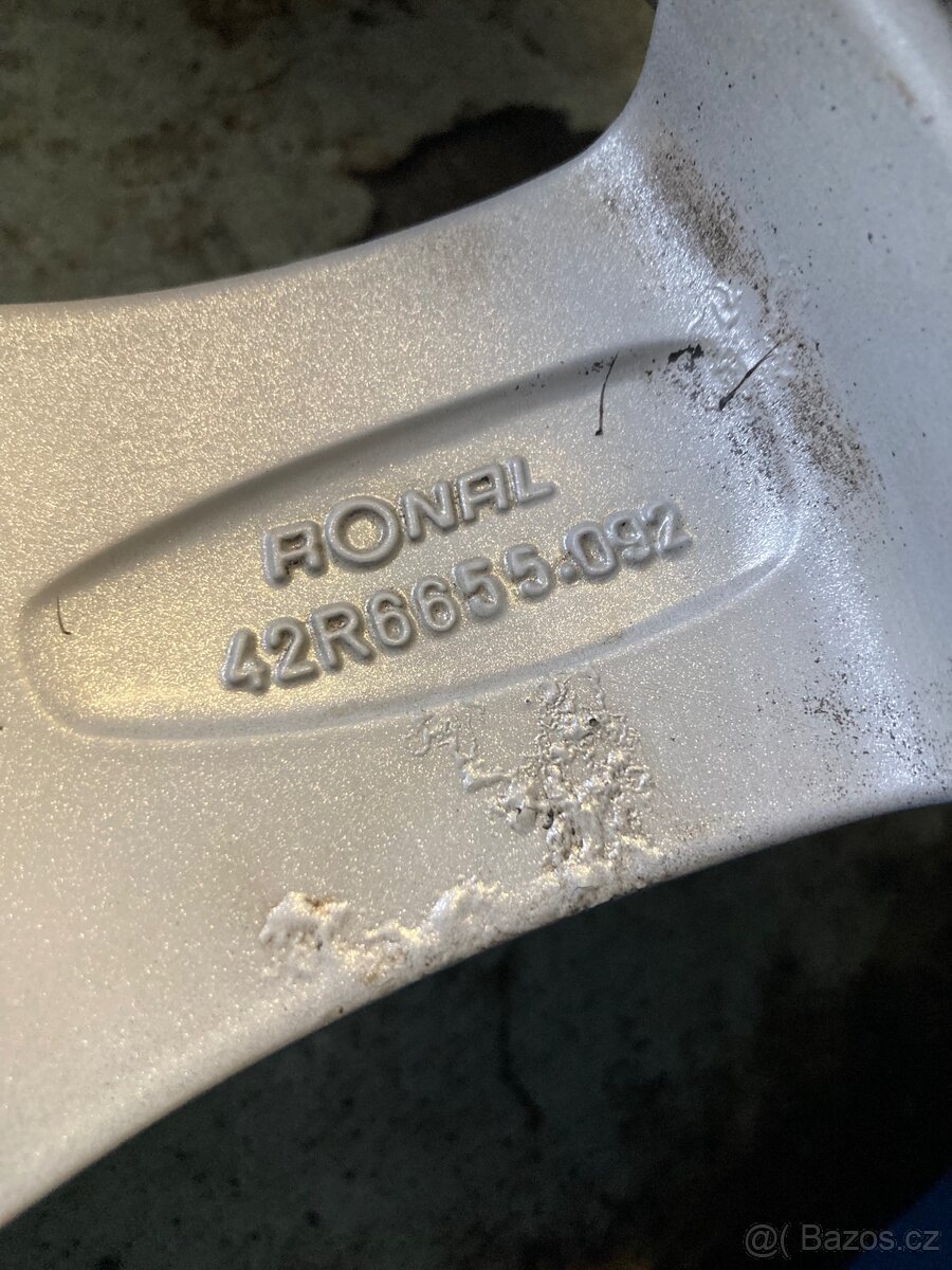 Litá kola RONAL 6.5J x 16H2 ET 45 + celoroční pneu Tomket - 10