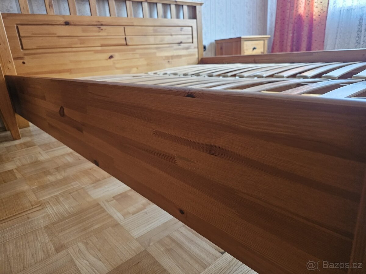 Kompletní ložnice - voskovaná borovice - 10