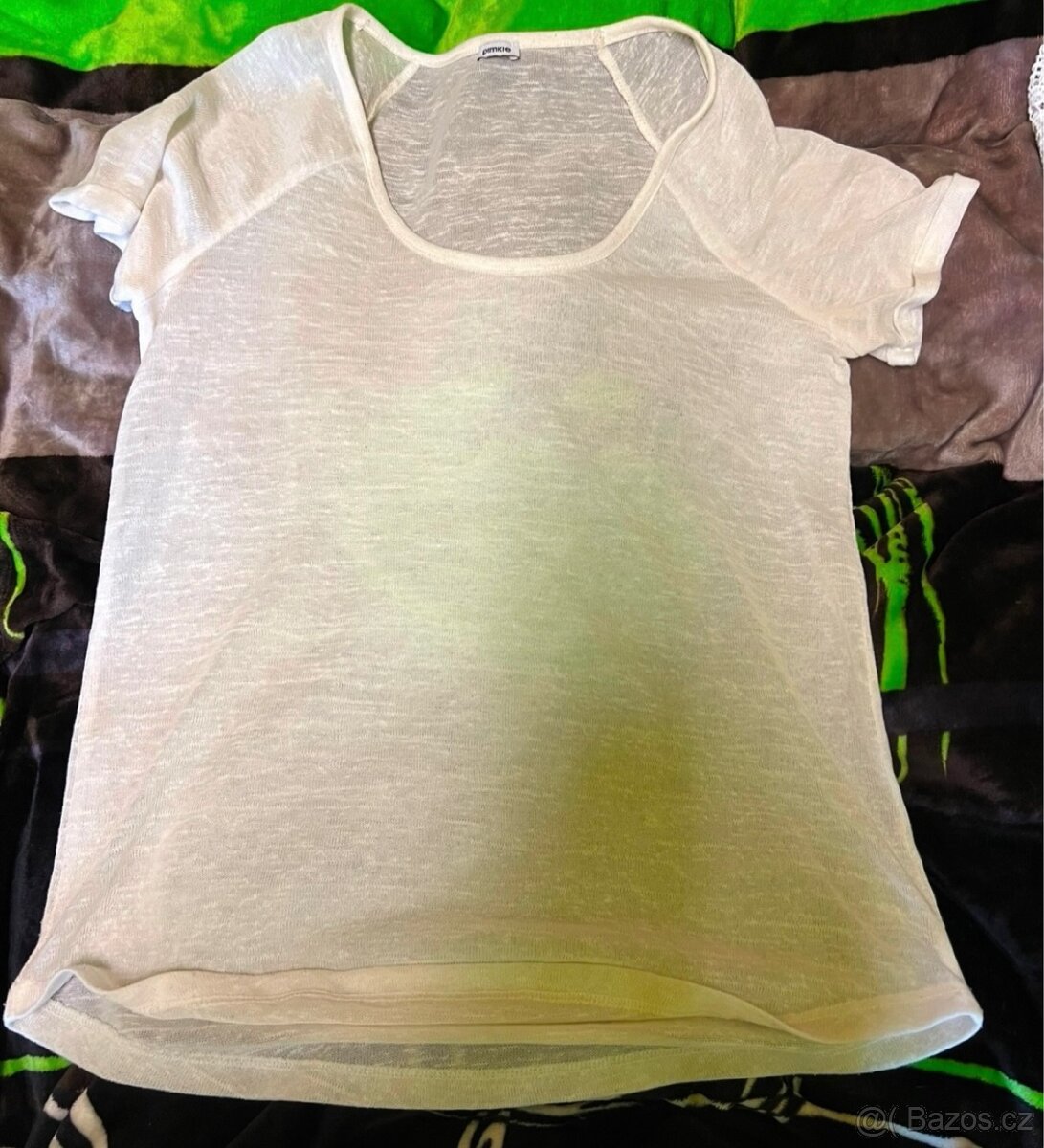 Trička a tílka 19ks velikost S celek - 10