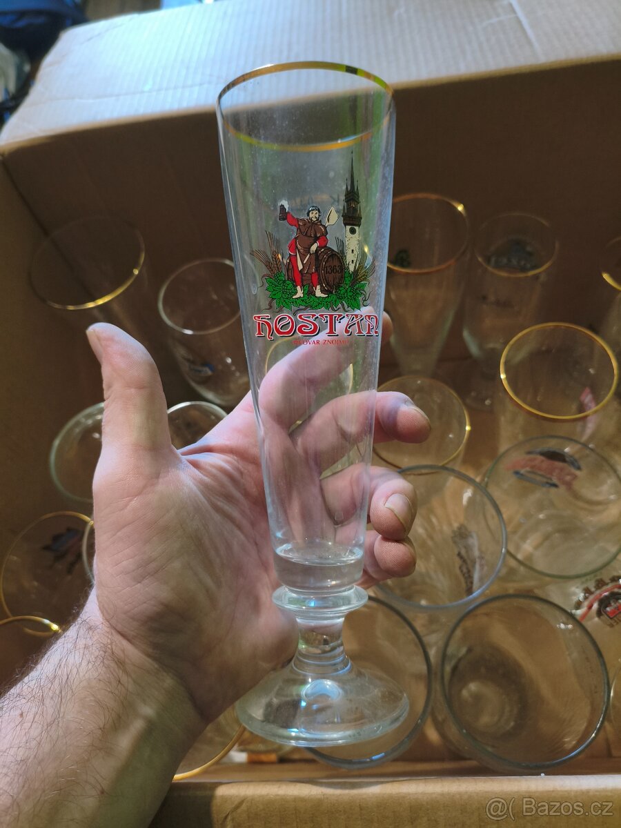 Pivní sklenice 4 krabice - 10