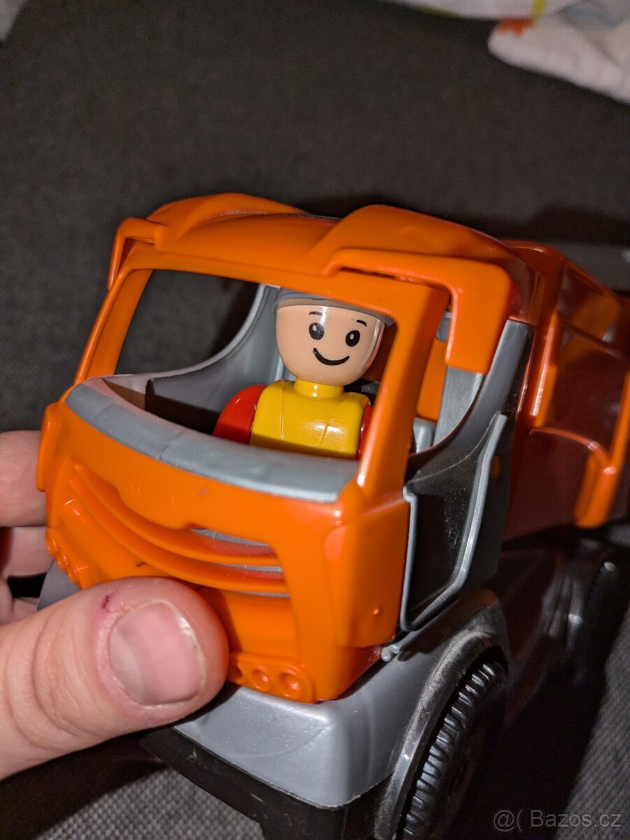 Lena Auto Truckies popeláři 25 cm s panáčkem - 10