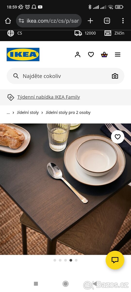 8ks židlí + 2 stolky - 10