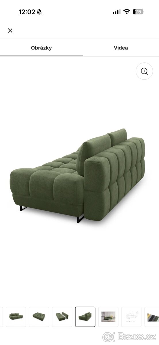 Rozkládací Pohovka s uloženým prostorem, trojmístna, 215 sm - 10