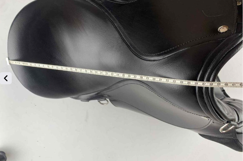 Anglické univerzální drezurní kožené sedlo - 10