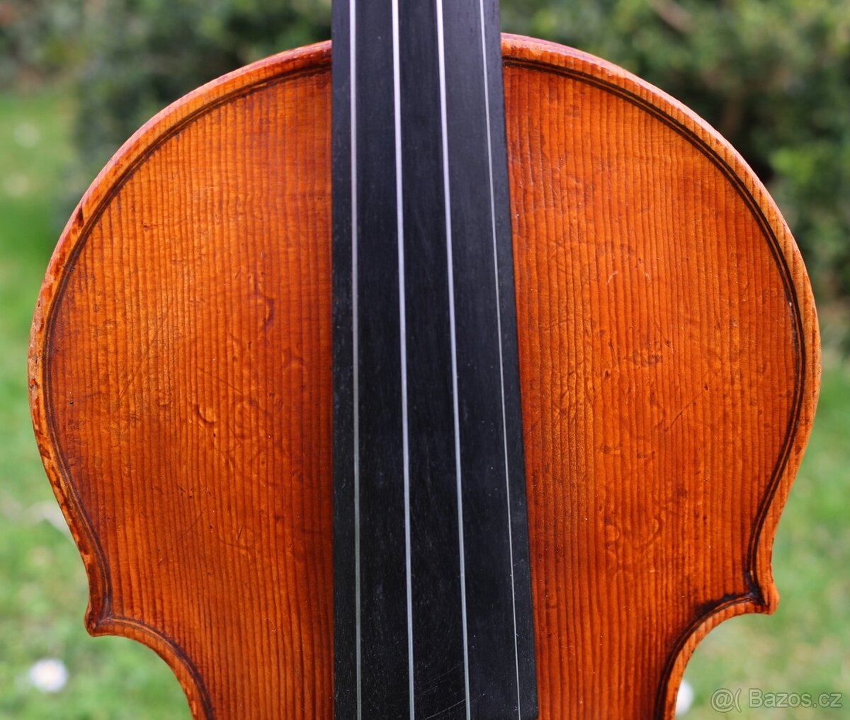 Staré německé housle s silnym zvukem dle David Techler - 10