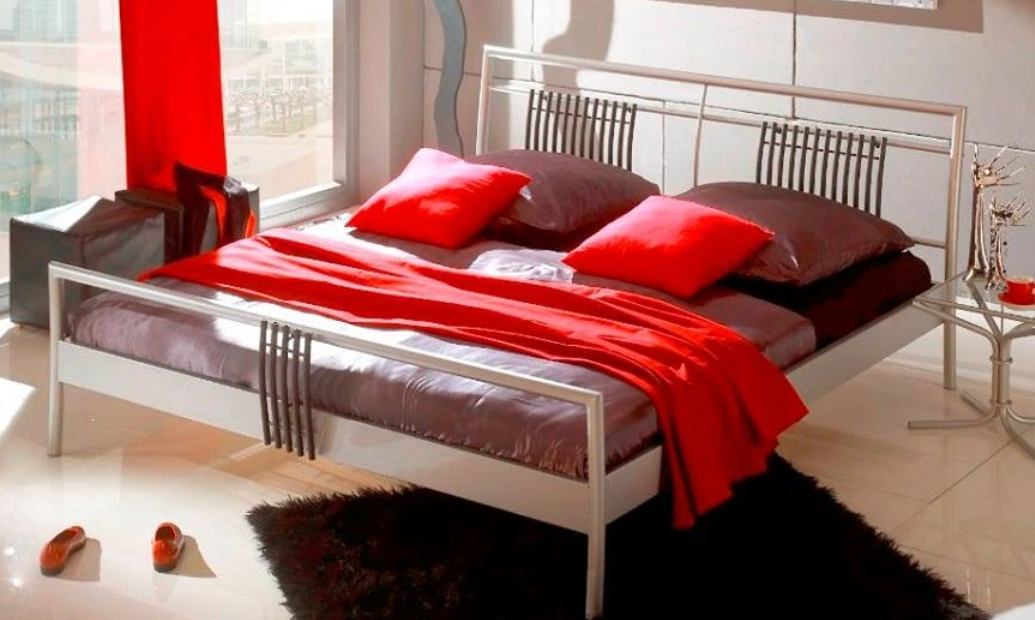 Kovová postel 220X80 s roštem - 10