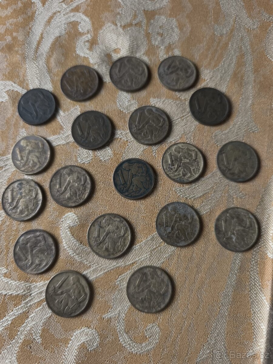 1 Koruna Česká Československá - 10