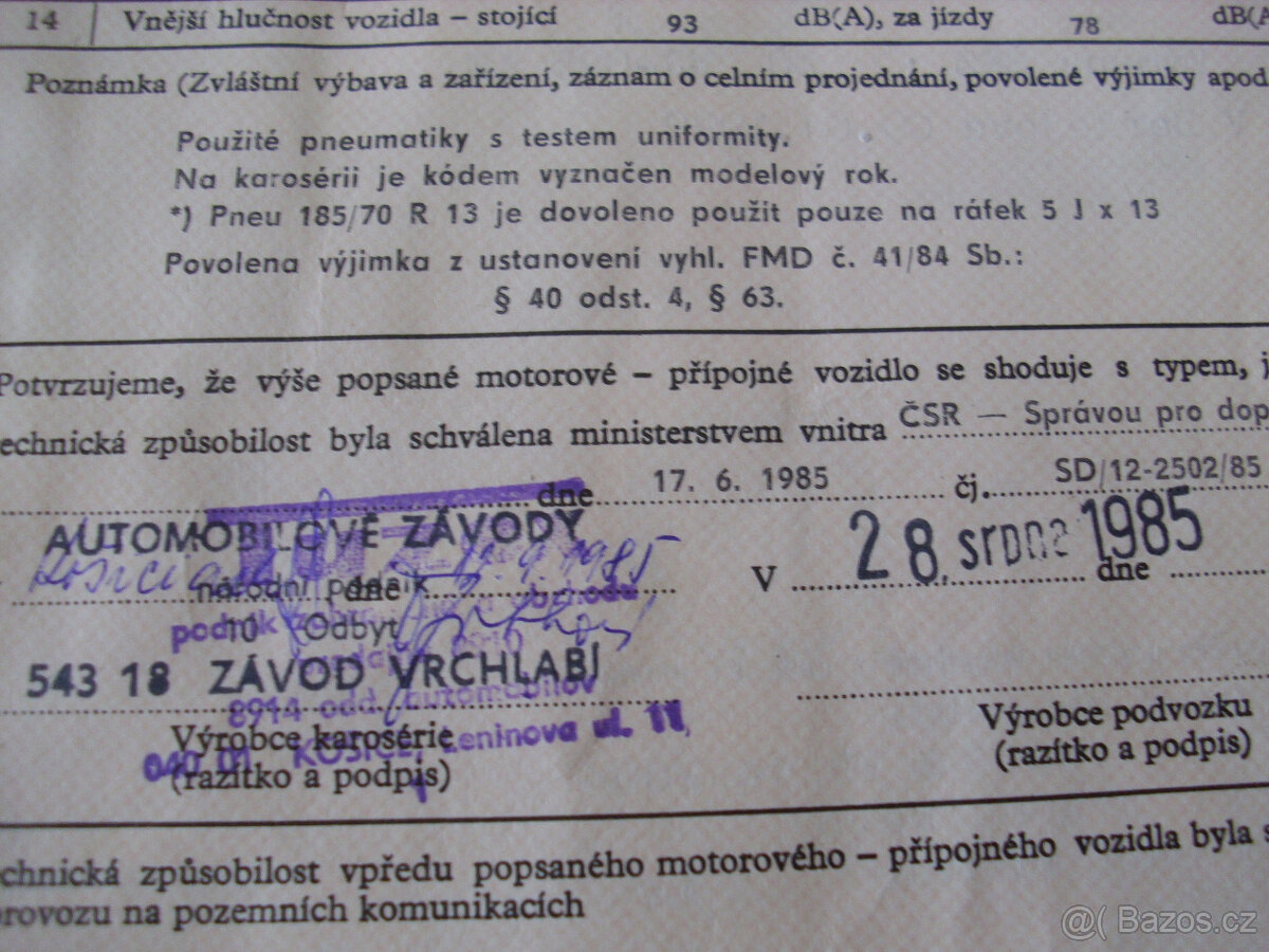 pr.škoda 130L,...z Vrchlabí, - 10