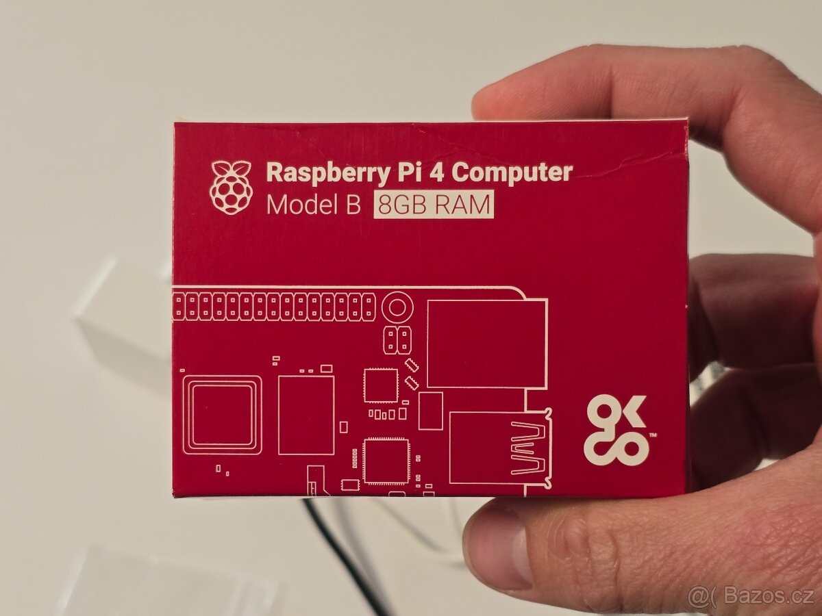 Raspberry Pi 4 Model B - 8GB RAM + příslušenství - 10