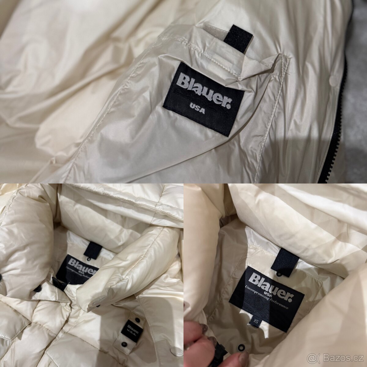 Luxusní, péřová crop bunda BLAUER - 10