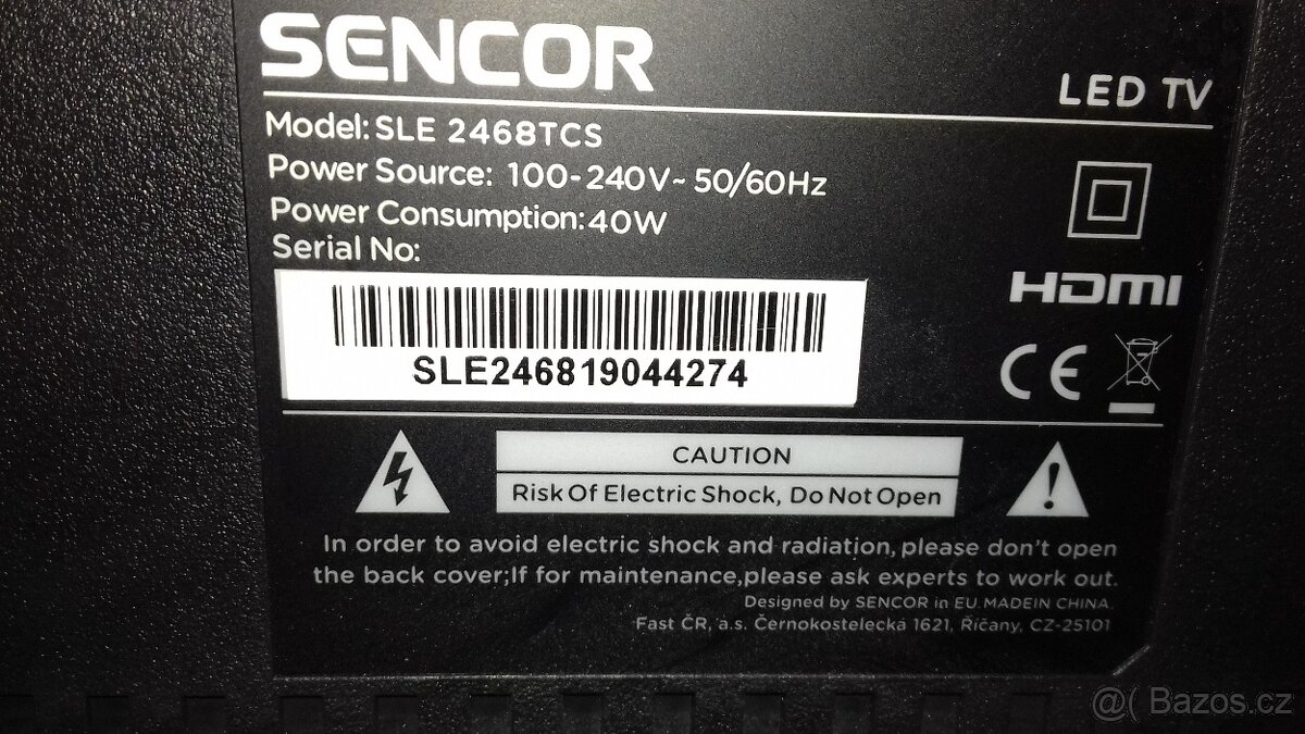 Televizor Sencor SLE2468TCS - úhlopříčka 61cm - 10
