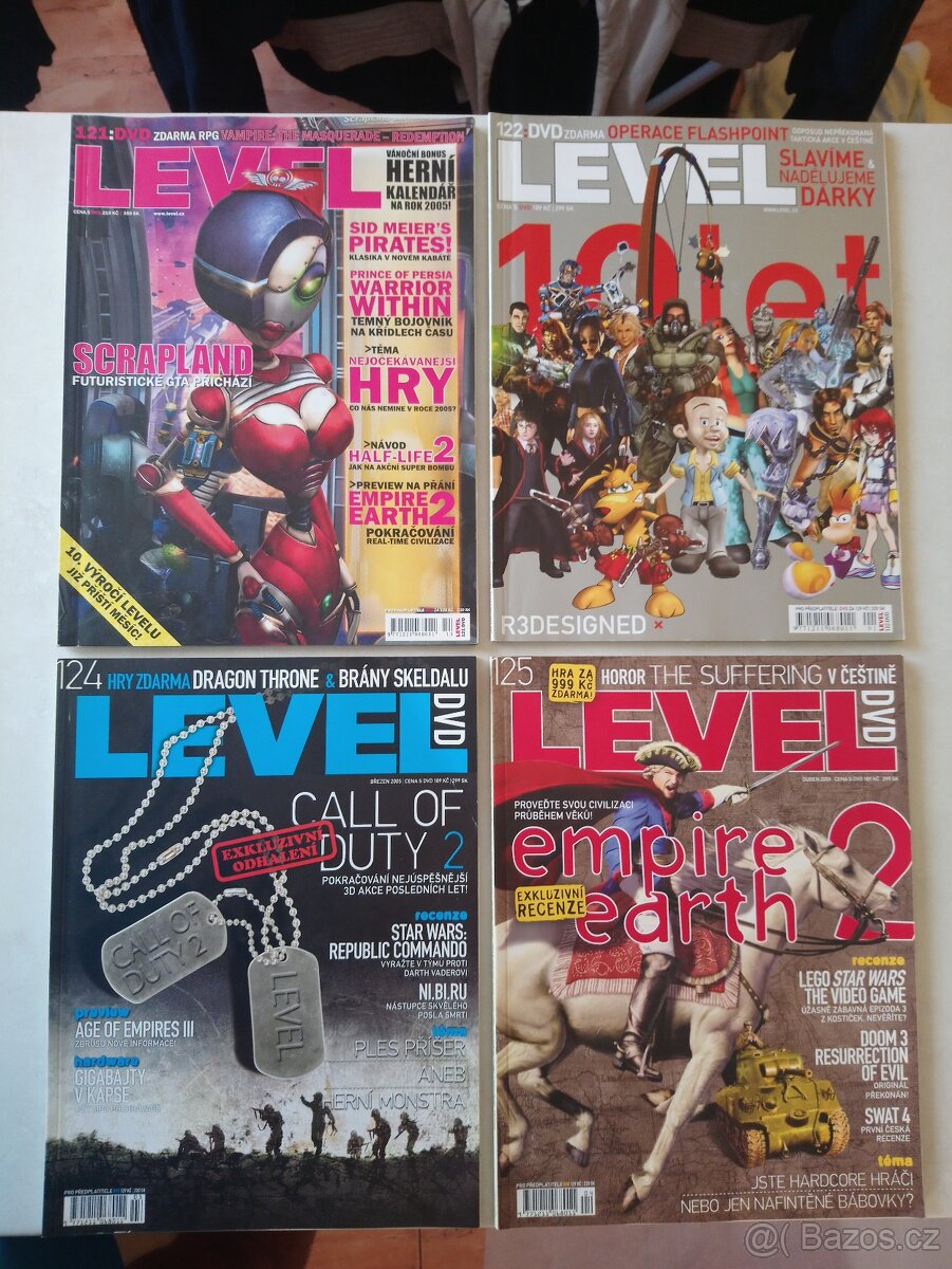 Časopisy LEVEL č. 2 - 10