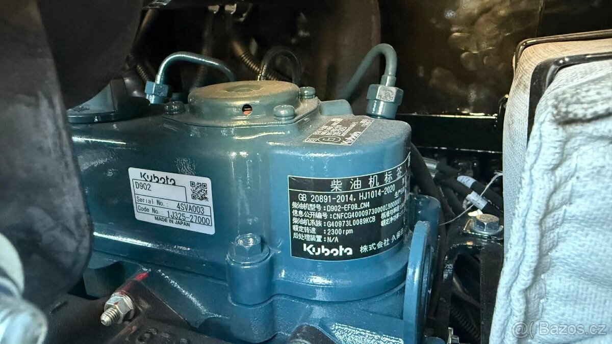 Minibagr CT14-D s motorem Kubota D902 - 10