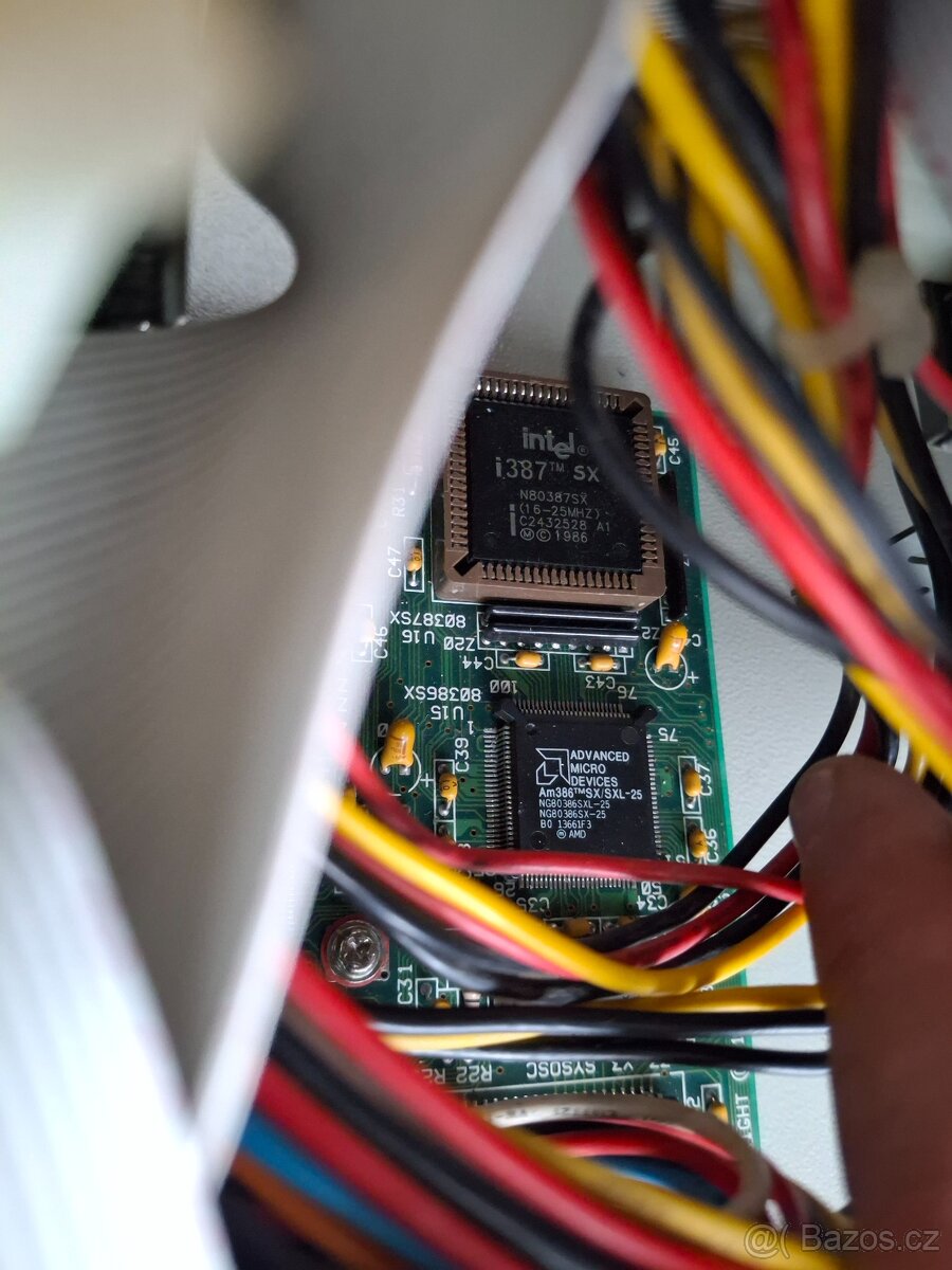Retro počítač 386SX/25Mhz + koprocesor - 10