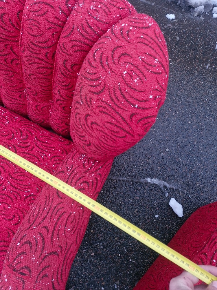 Krasny retro set gauc a kresla - 10