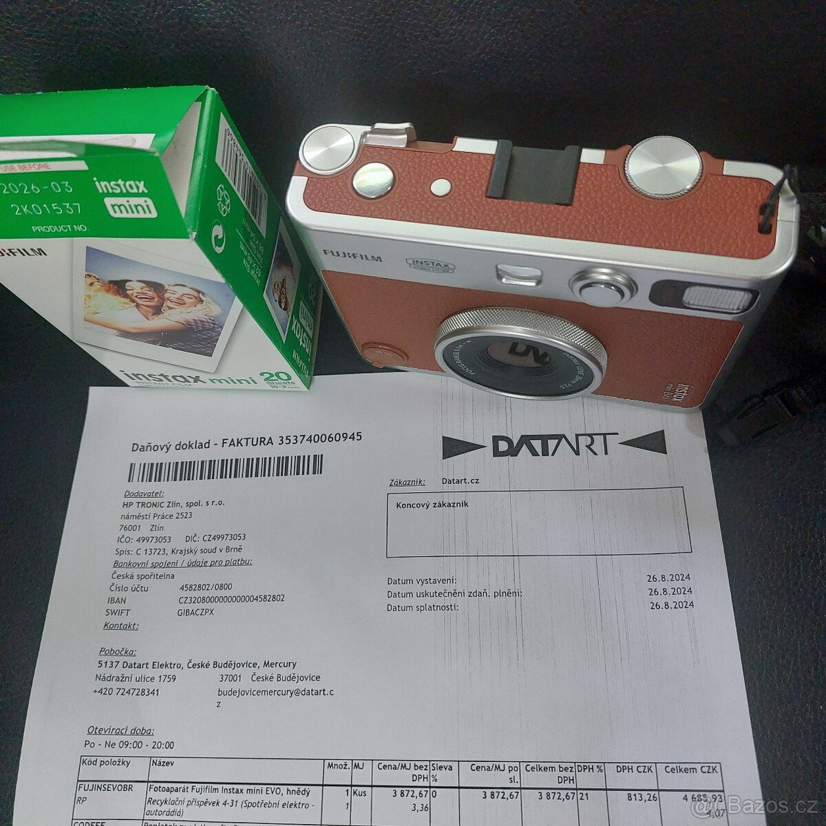 Instantní fotoaparát Fujifilm Instax mini EVO,DOKLAD,ZÁRUKA - 10