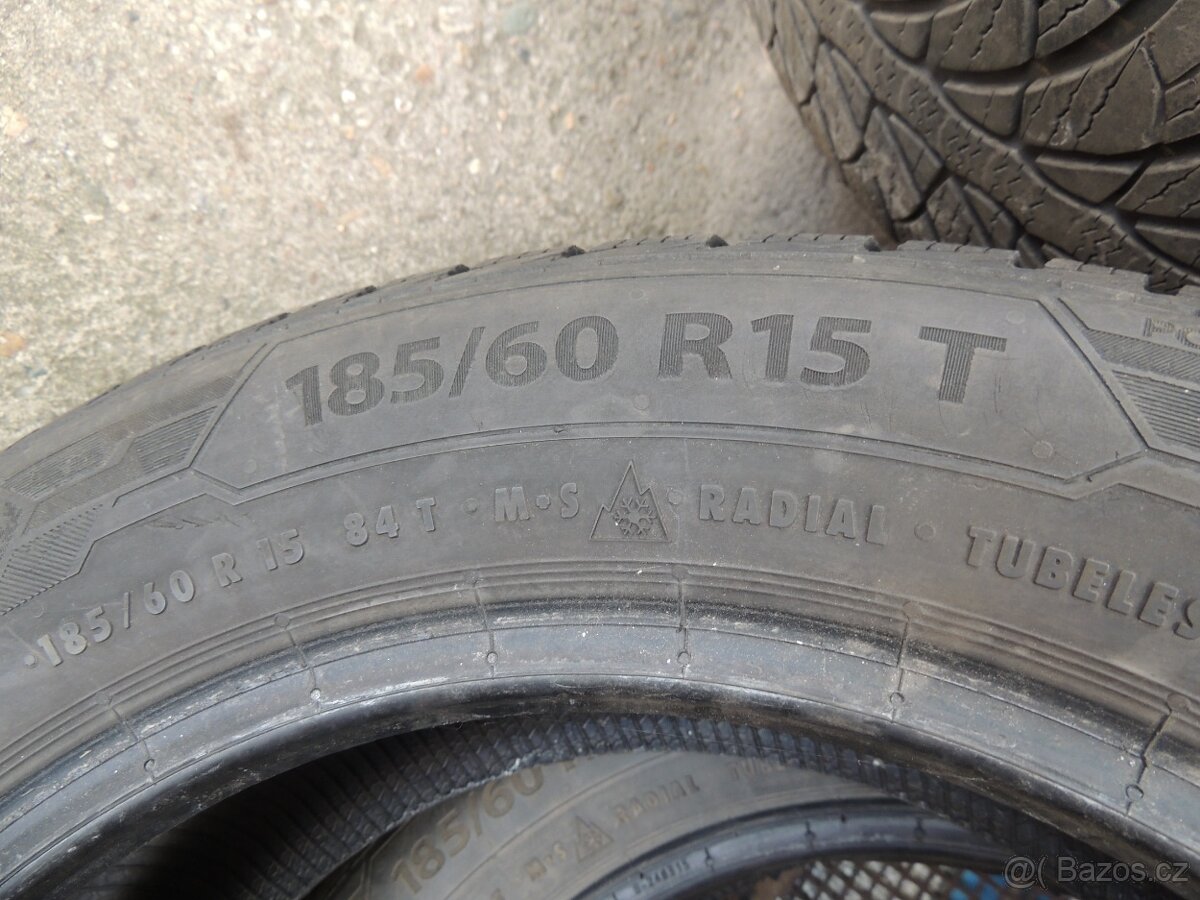 4ks zimních pneu 185/60/15 Barum,Fulda - 10