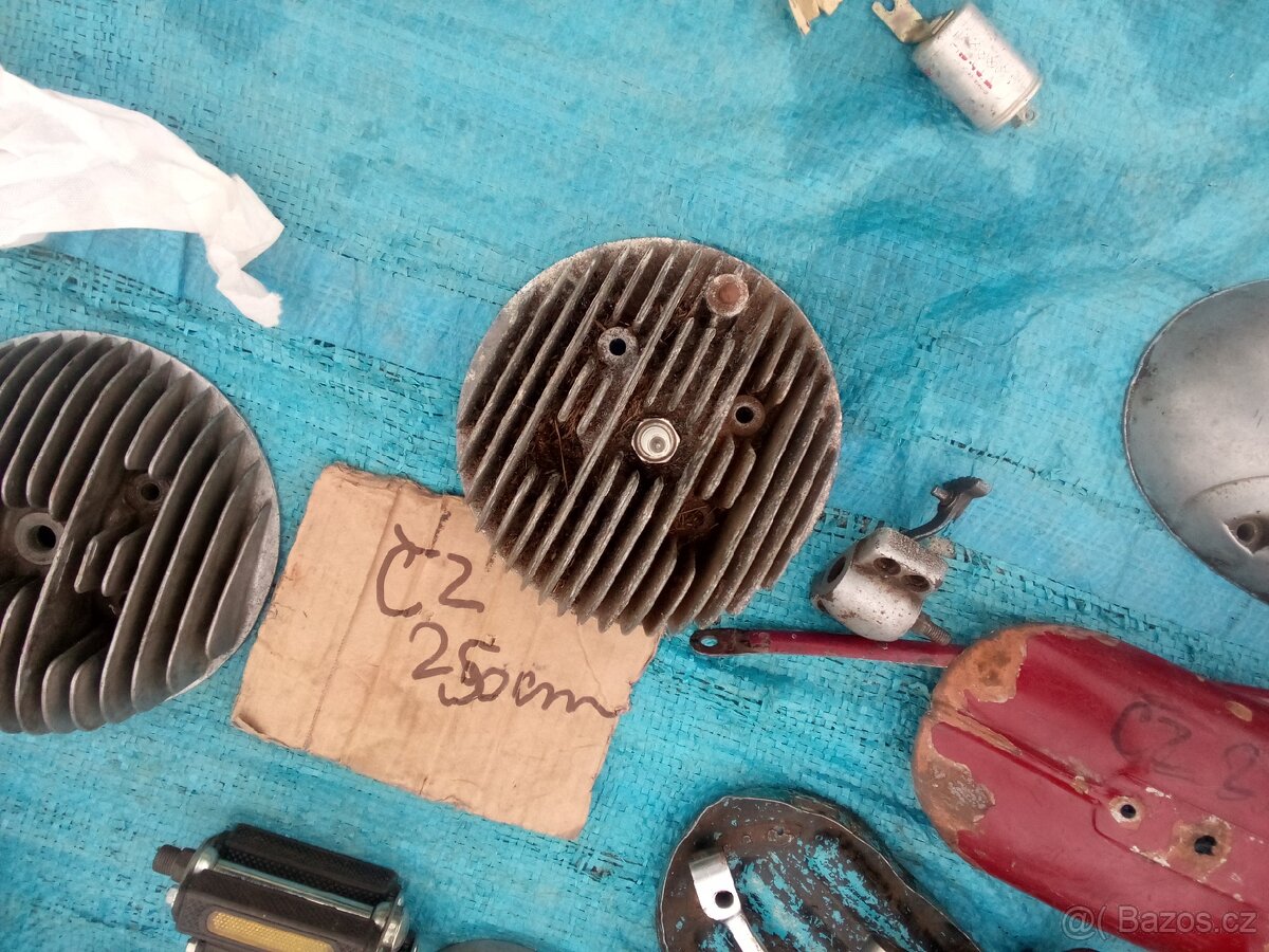 Cz 125b,t,zad.blatnik,Jawa pérák, pulbuben - 10