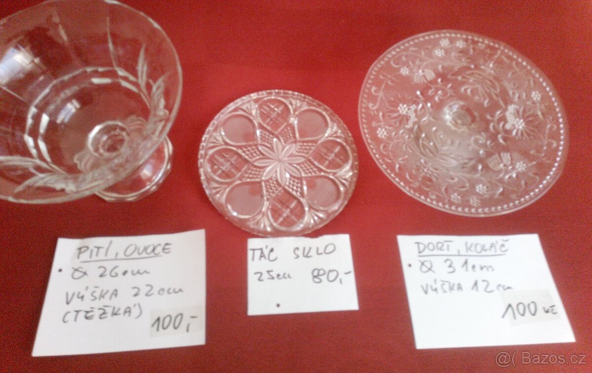 HRNKY,SKLO, PŮLLITR, TÁCY - 10