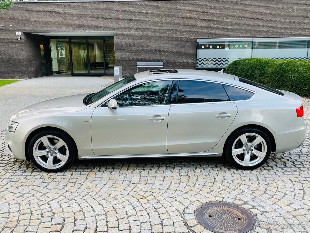Audi A5 2.0TDI MANUÁL SPORTBACK S-LINE LED VÝHŘEV ALCANTARA - 10