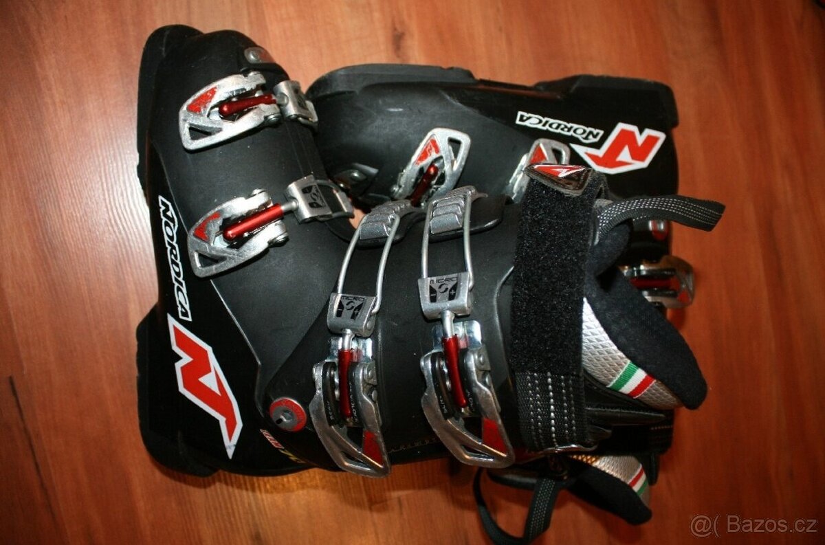 lyže dynamic 130 cm , lyžaky salomon - 10