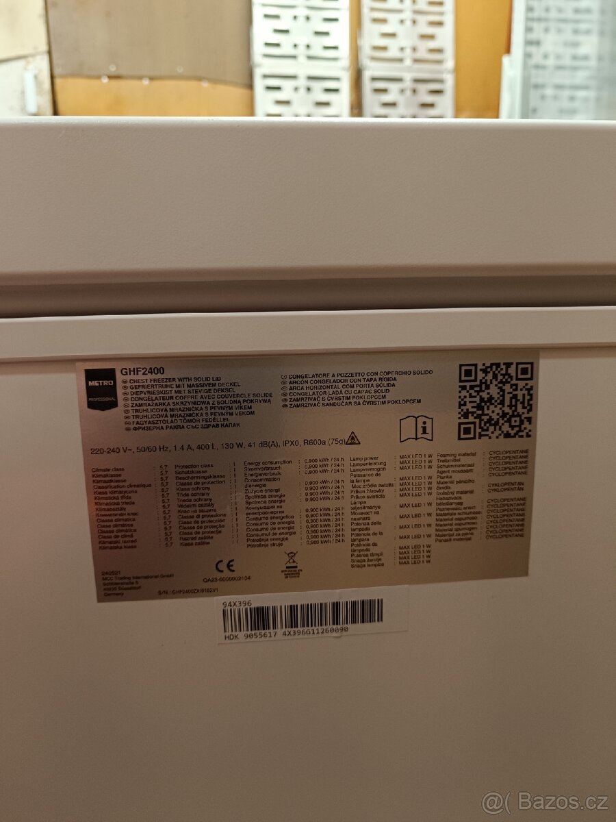 Nový pultový mrazák METRO 400 L - 10