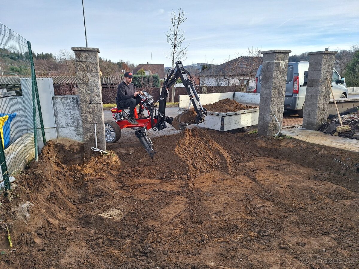 Minibagr menzi muck - 10