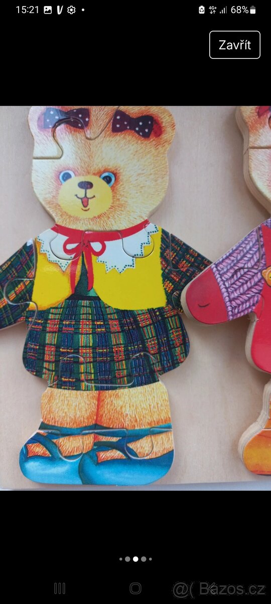 Dřevěná skládačka - 10