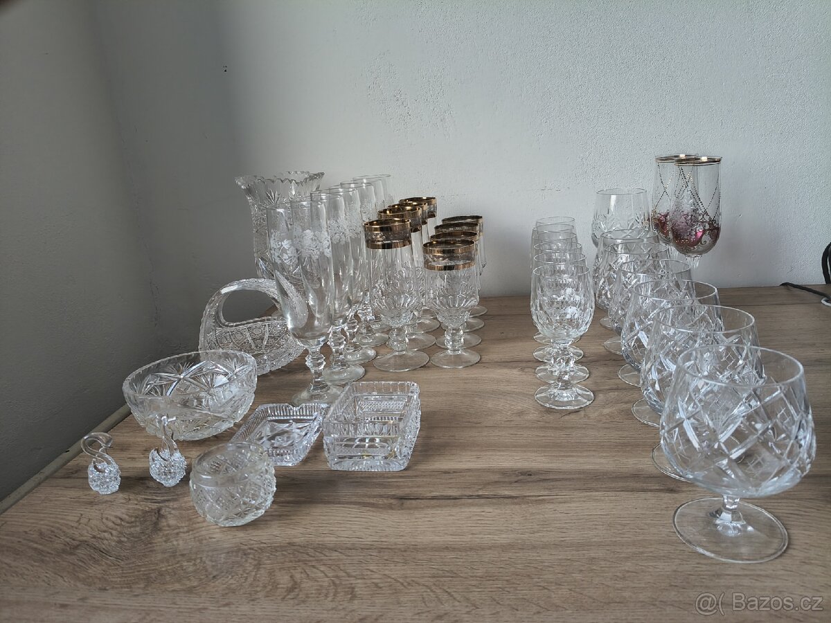 Broušené sklo po babičce - 10