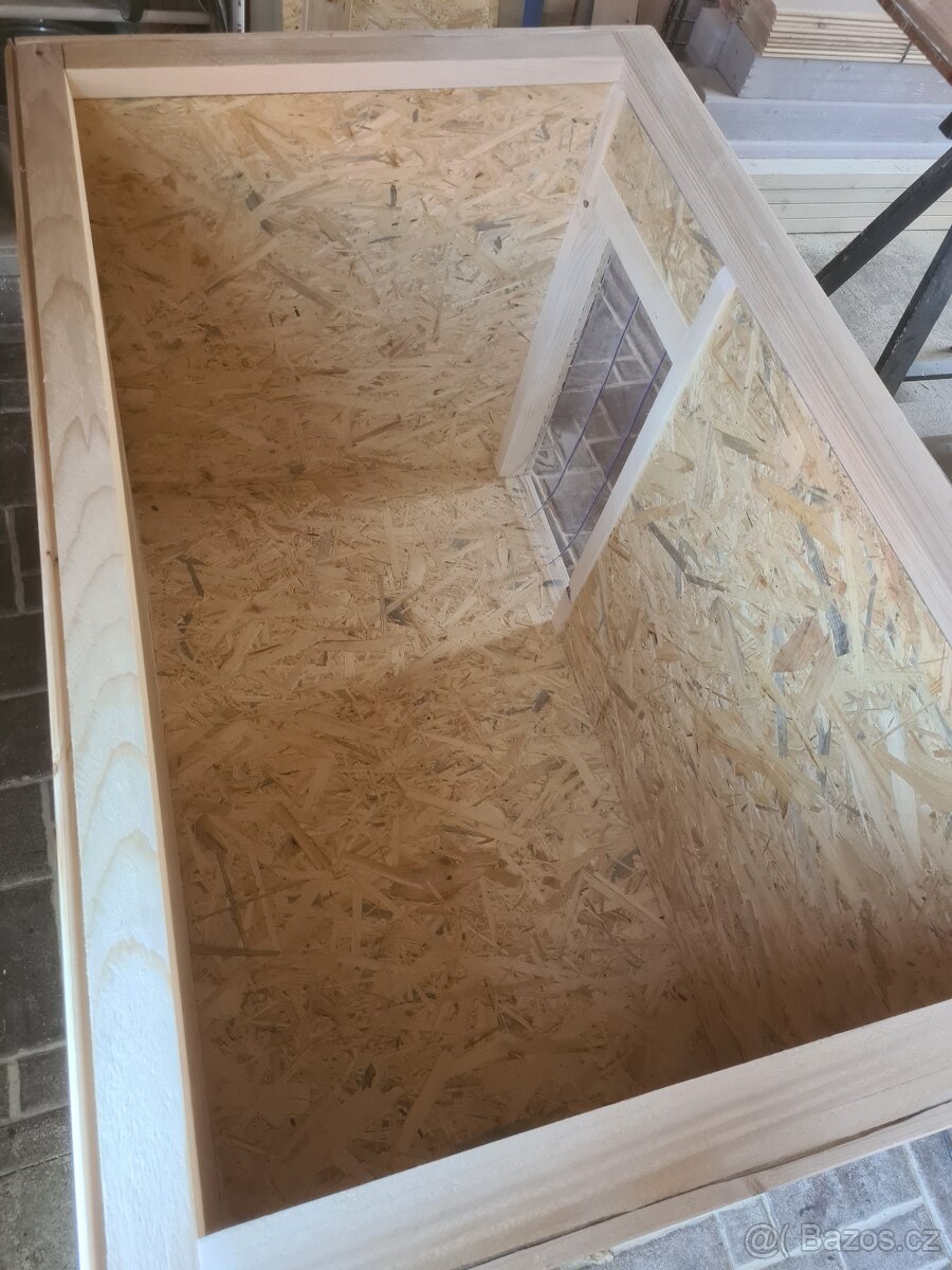 Psí bouda se zástěnou (PALUBKY/OSB), 6 velikostí (12variant) - 10