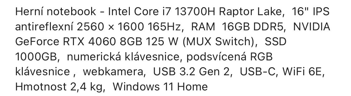 Lenovo Legion Slim 5 16IRH8 Misty Grey kovový - 10