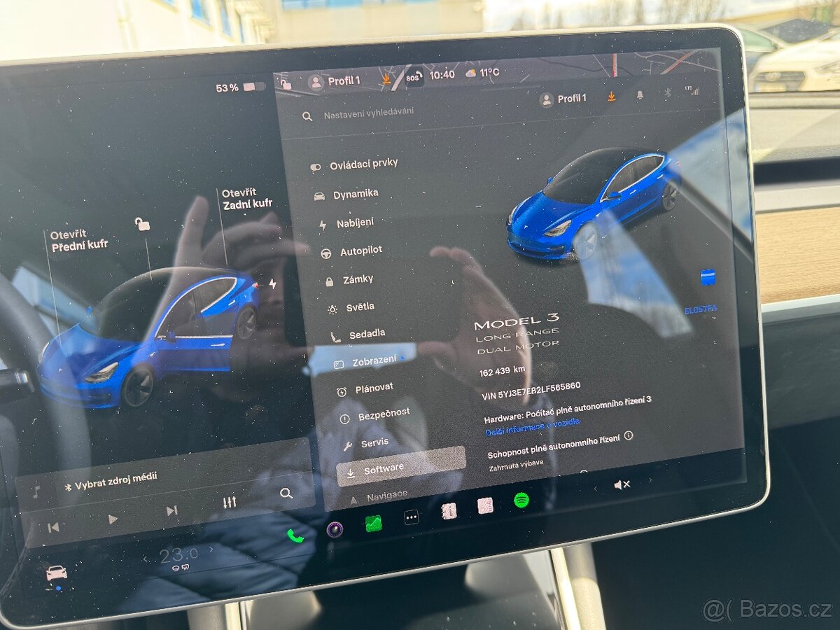 Tesla Model 3 LONG RANGE 4x4 záruka 2027 - 10