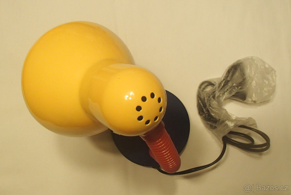 Retro lampa, stahovací lustr, stínidlo a stolní lampička - 10
