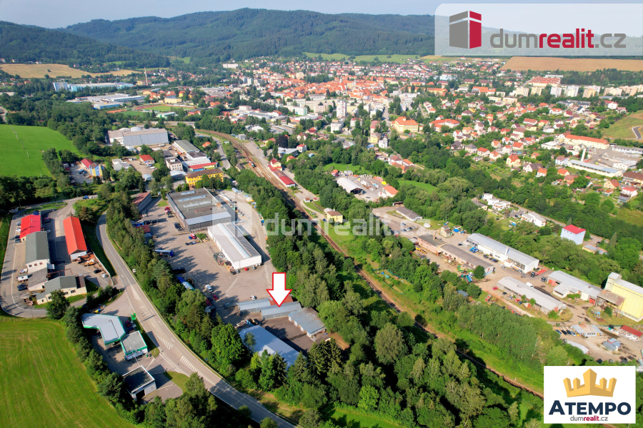 K pronájmu, skladovací plechová hala se zázemím a manipulačn - 10