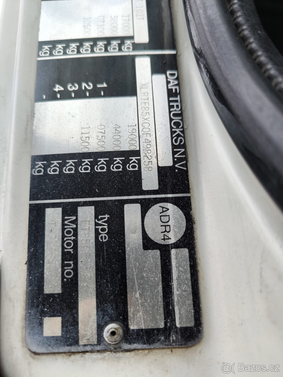 DAF CF 85 380 EURO 2 , MANUAL - 10