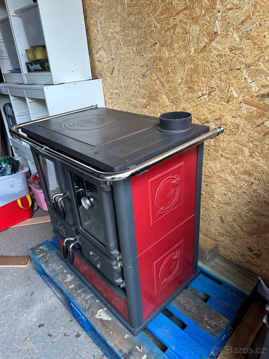 Krbová kamna - sporák a trouba La nordica Rosetta - 10