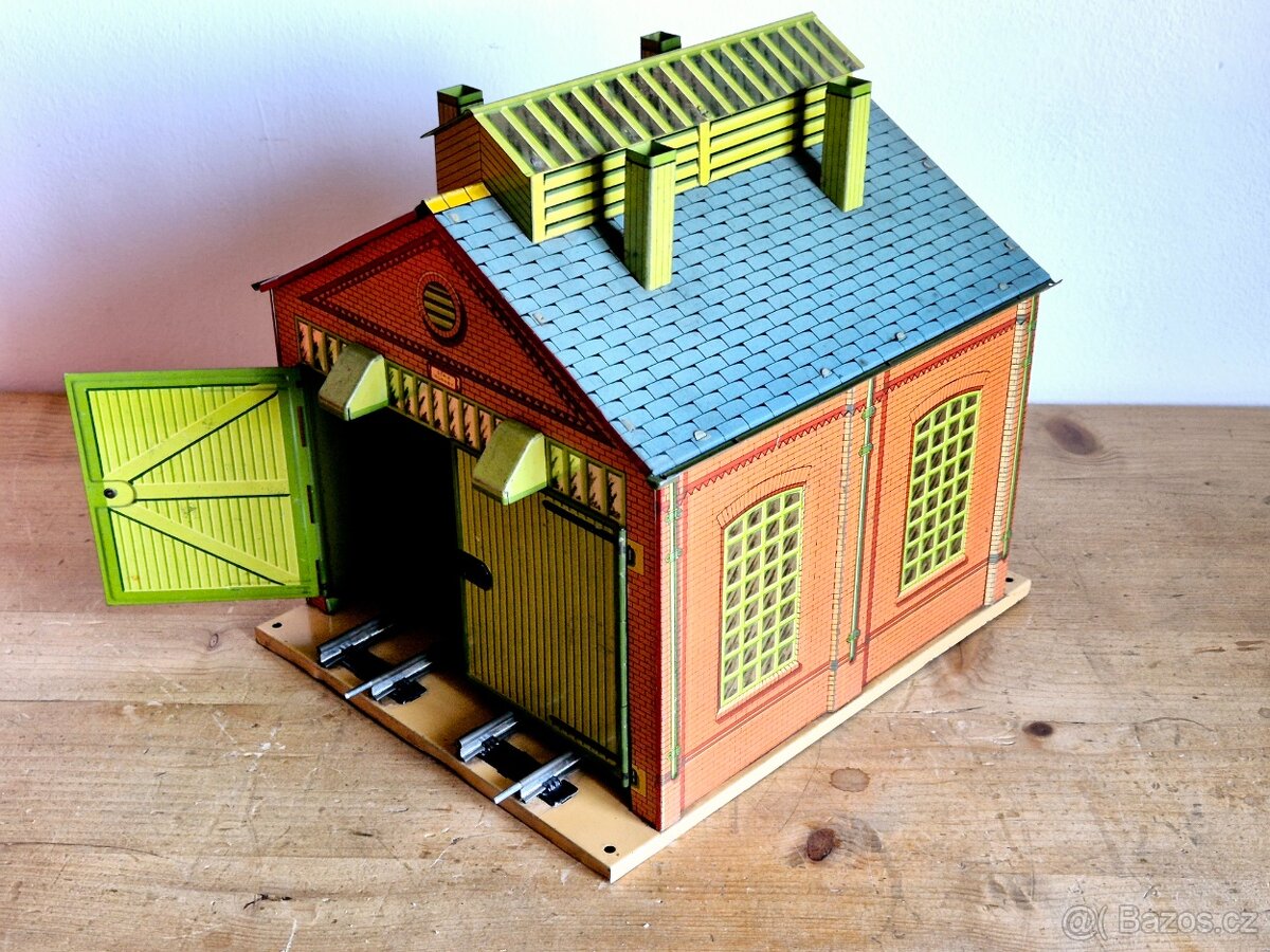 Vláčky - lokomotivní depo, No 1, Hornby, Francie, 1930 - 10