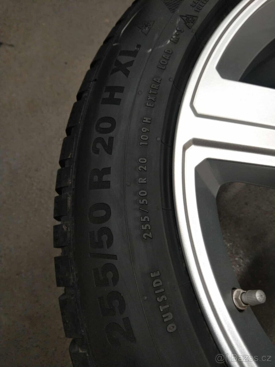 Alu R 20" AUDI + TPMS + zimné pneu...99 % stav. - 10