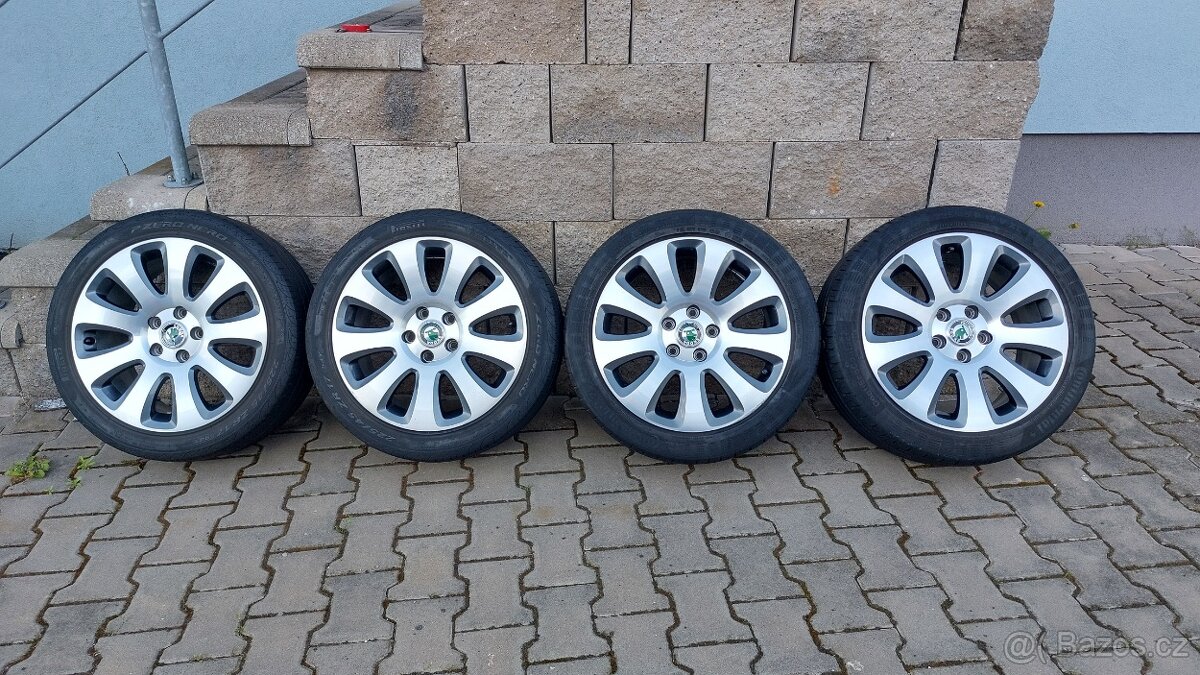 Letní Alu kola Callisto, Škoda Superb 2, 5x112 r17 - 10