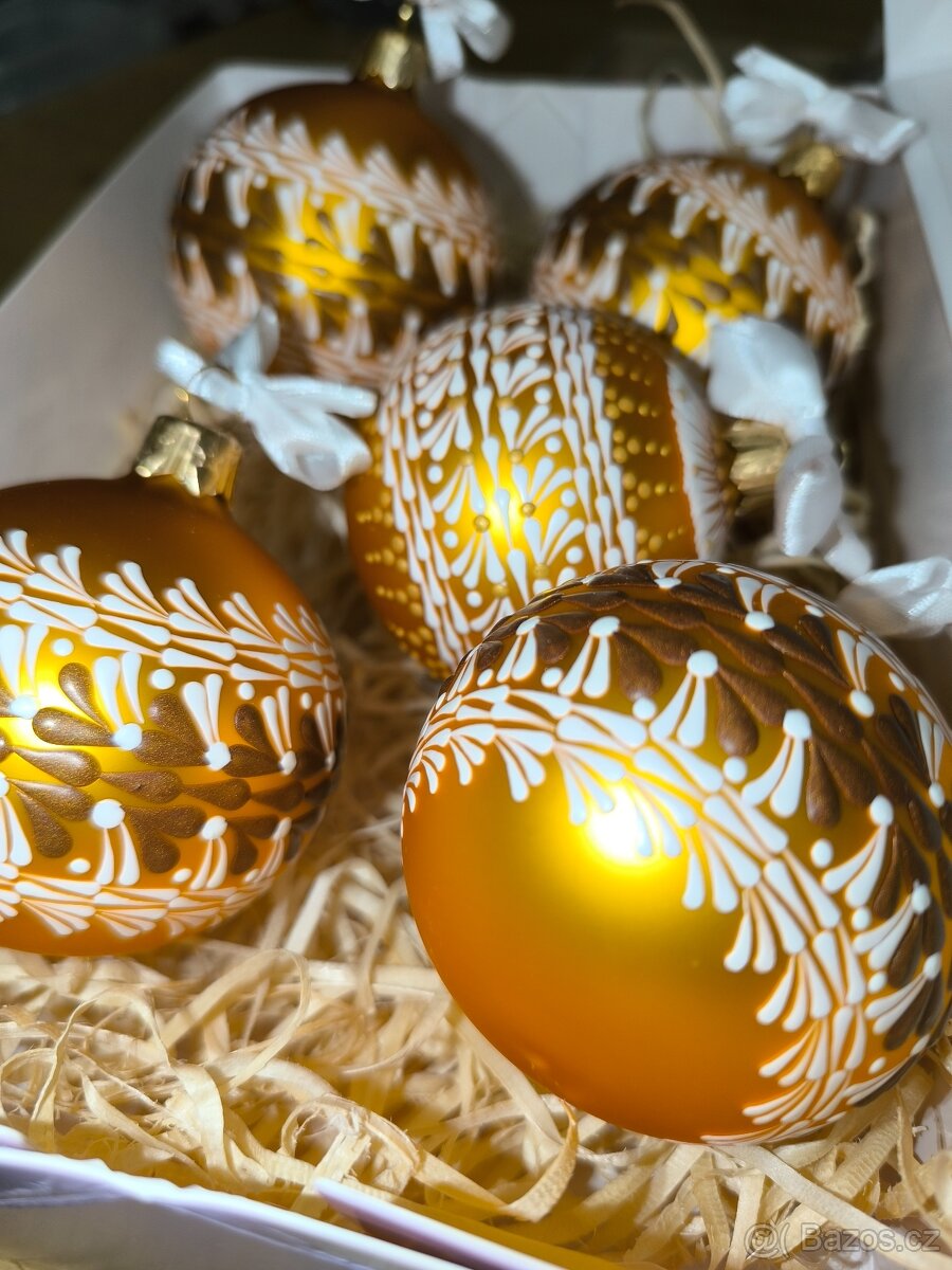 Ručně malované vánoční ozdoby - 10