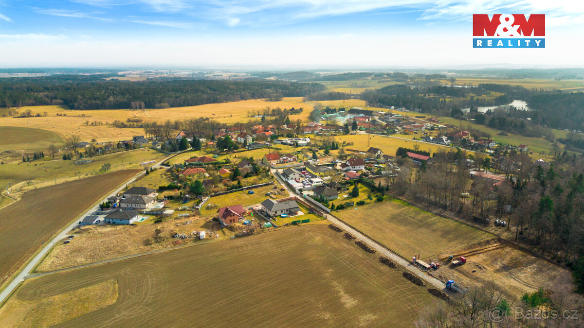 Prodej pozemku k bydlení, 1887 m², Jivno u Českých Budějovic - 10