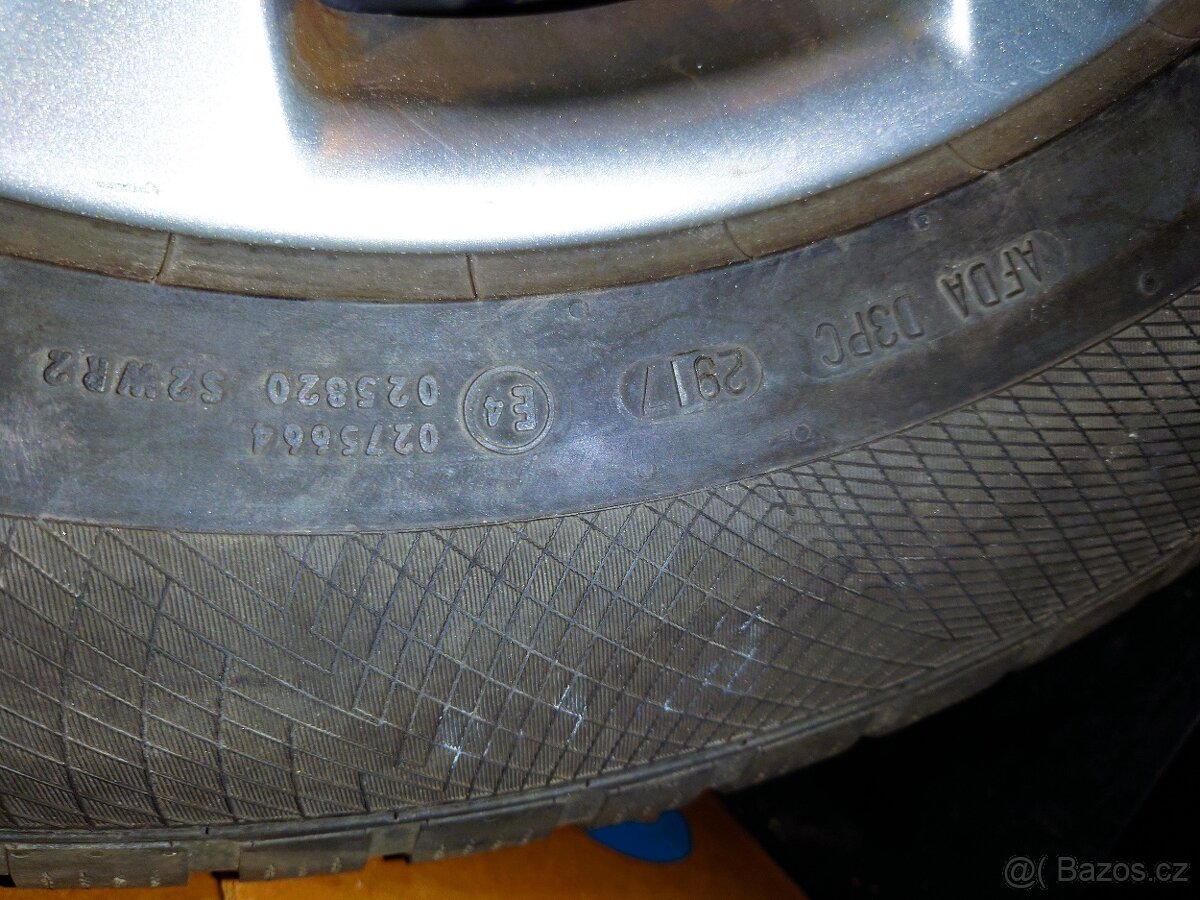 zimní pneu+alu ráfky 6,5Jx16H2 - 10