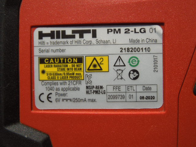 HILTI PM 2-LG - 10