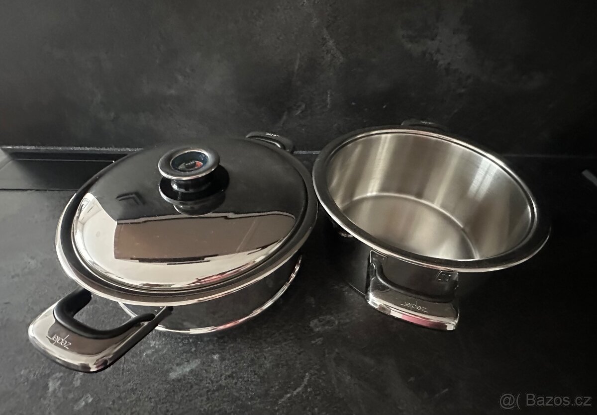 Stohovací parní systém Zepter - hrnec a parní nadoba 5,5L - 10