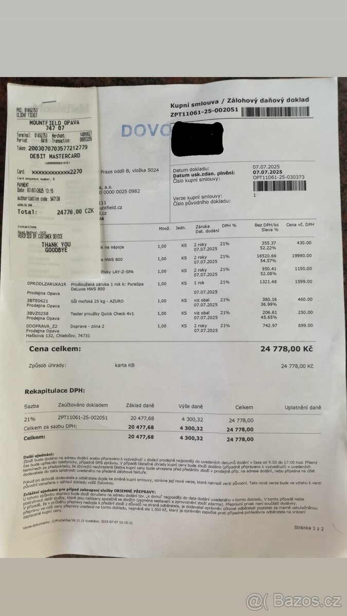 vířivka zakoupena 7.7.25 v záruce 2 roky - 10