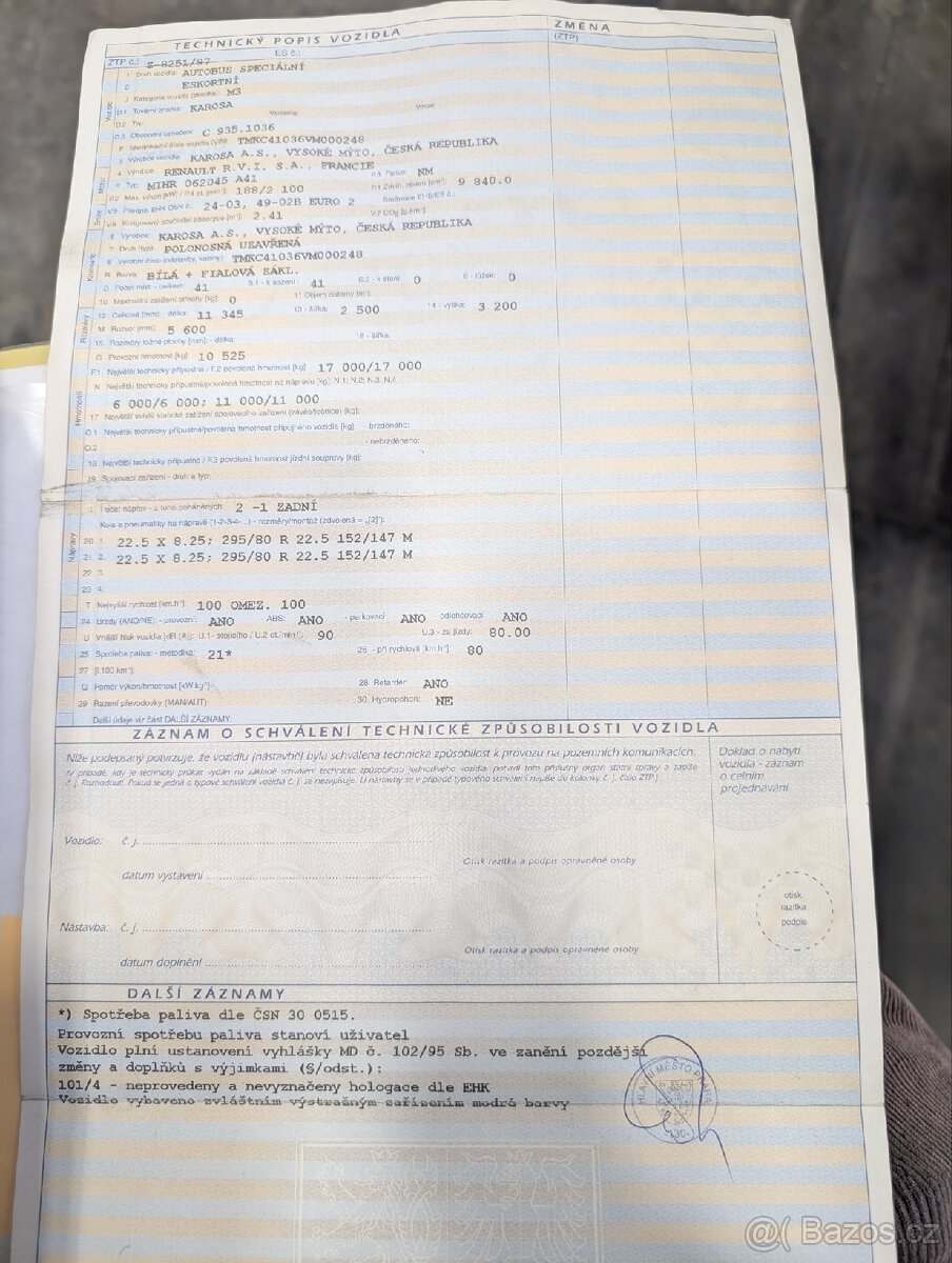 Vězeňský autobus karosa c935 - 10