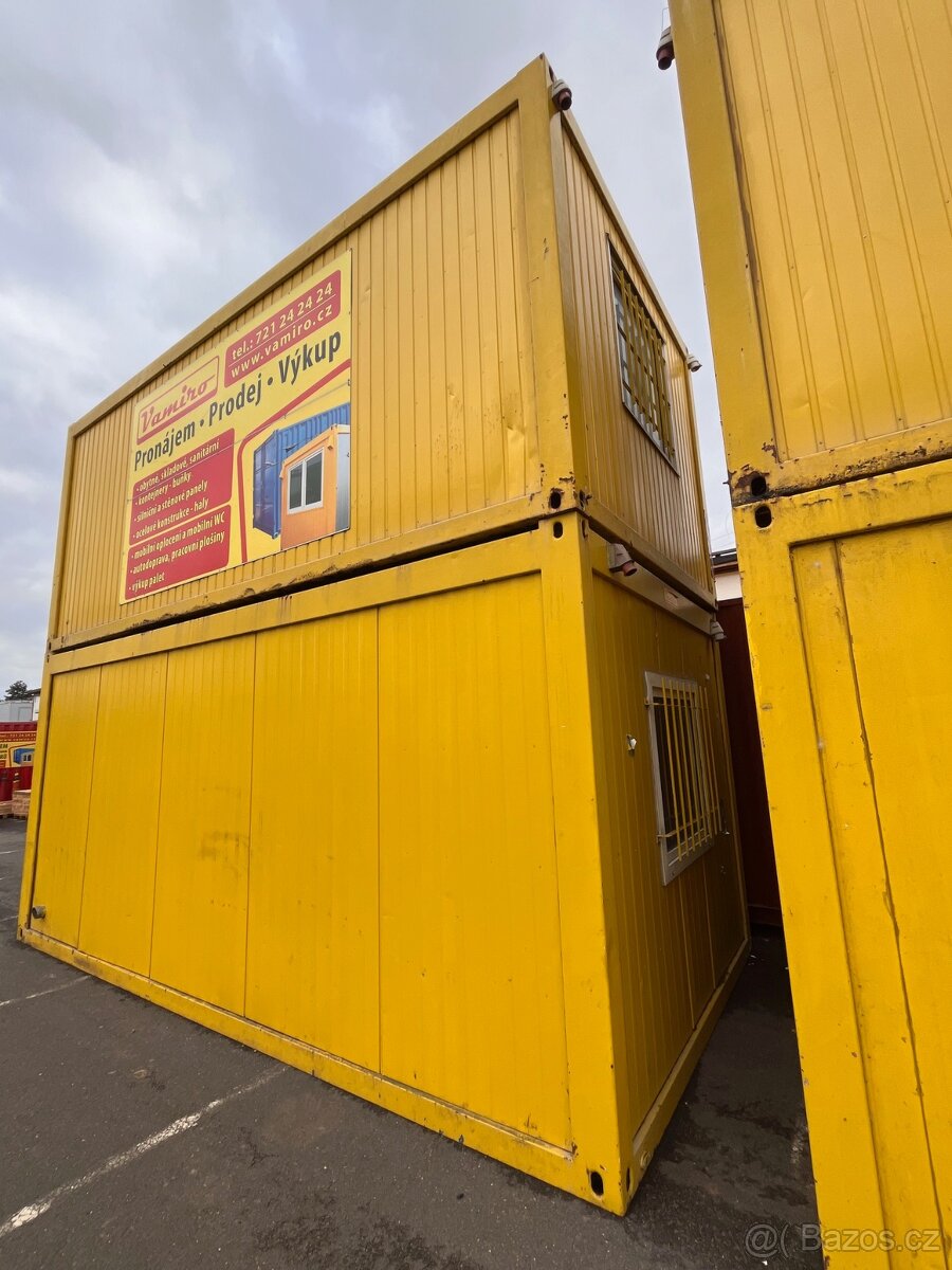 Buňky, kontejnery obytné 3x6m = 4ks - 10