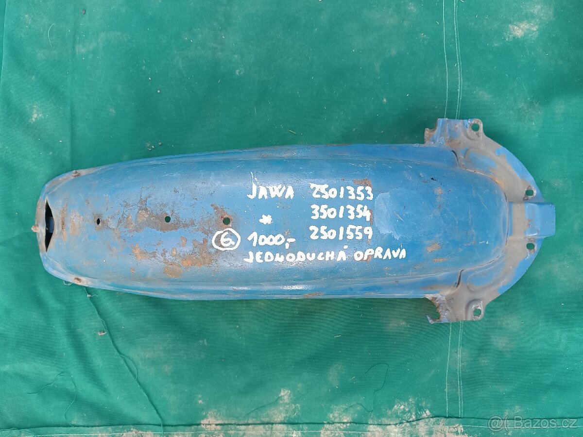 Zadní blatník Jawa kyvacka,panelka,čz,manet, Egypťan,bizon,p - 10